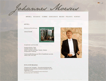 Tablet Screenshot of johannes-moesus.de